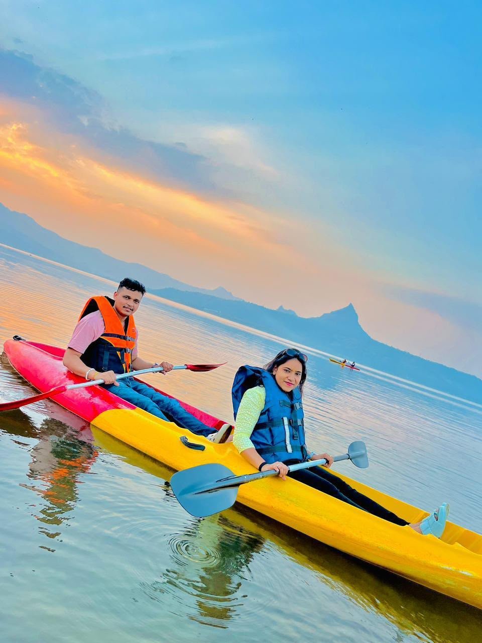 Kayaking at Pawna Lake